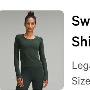 Swiftly Tech Long Sleeve 2.0 Race- Legacy Green Size 12
